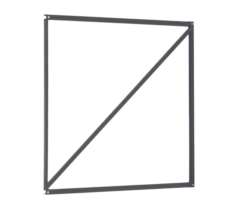 Dobbeltsidet Grenreol - Tilbygningsfag - 2 x 800D x 2000H mm