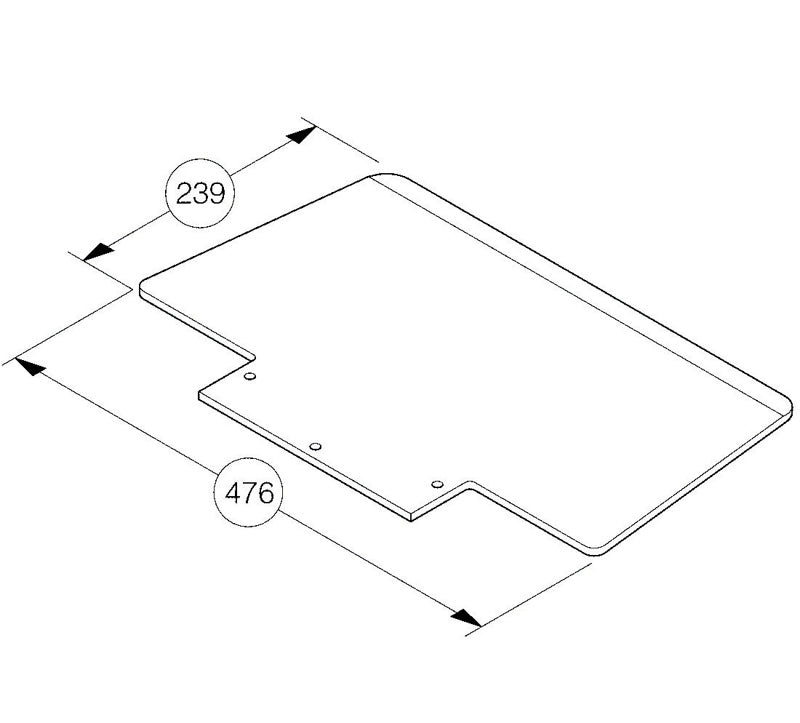 NEO Fold-L 110 kg - Lithium El trappesækkevogn inkl. bremse, batteri og lader