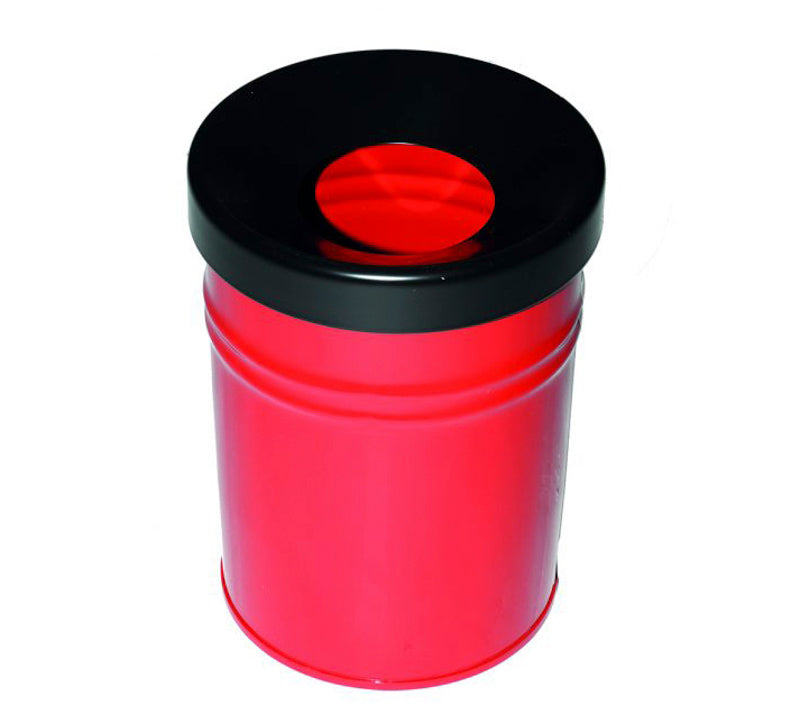 Stålbeholder 25 Liter - Rød