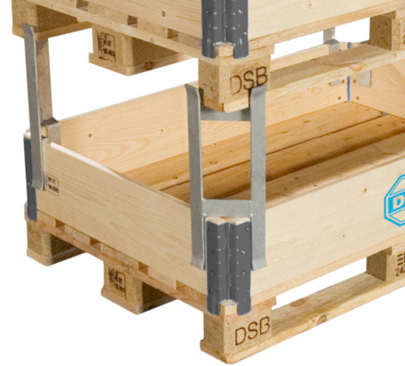 Stabelfaste palleben til pallerammer