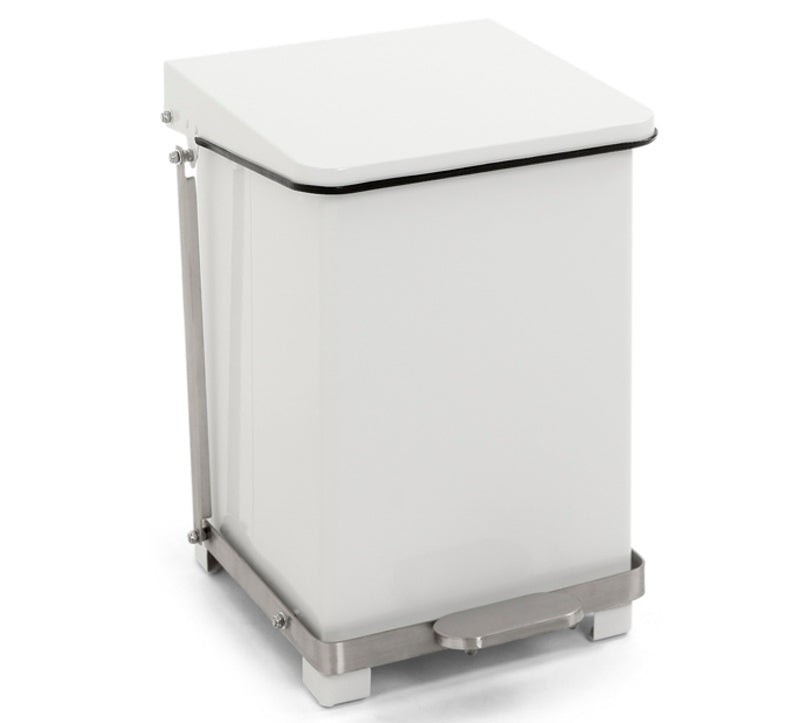 Industri Pedalspand - 27 Liter - Hvid