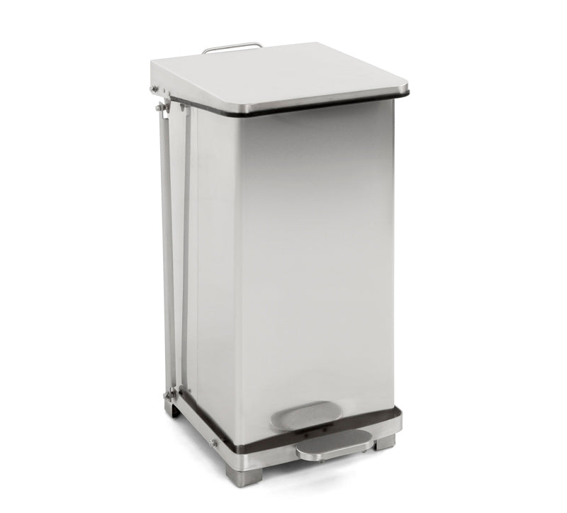 Industri Pedalspand - 45 Liter Rustfristål