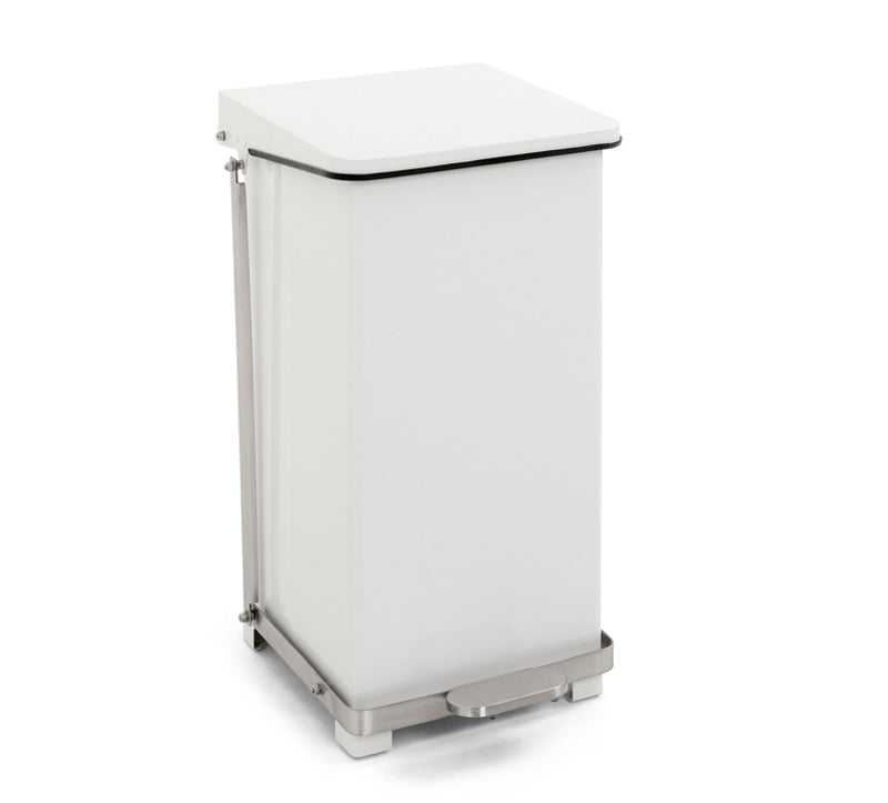 Industri Pedalspand - 45 Liter - Hvid