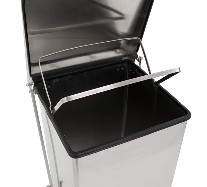 Industri Pedalspand - 45 Liter Rustfristål