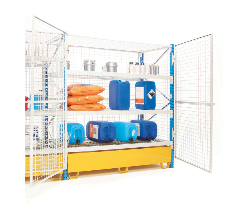 1800x600x2500H mm - Startsektion Sikringsreol