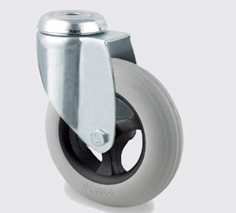 Softhjul 150 mm - Drejehjul bolt mont.