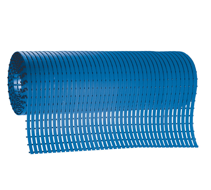 Blå våderumsmåtte - pr. meter - 1200 mm bred