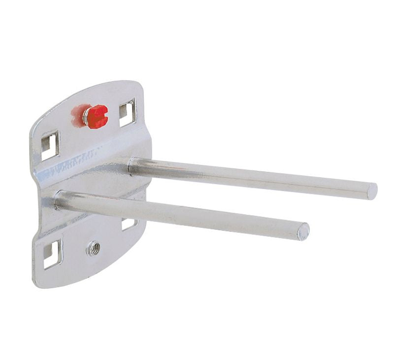 100 mm - Dobbelt Holder lige dorn