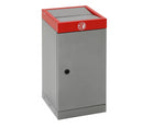 30 liter sorteringboks med rød topramme