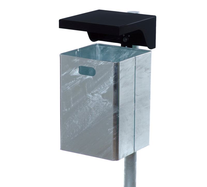 Beholder 50 L - Galv./lakeret top 