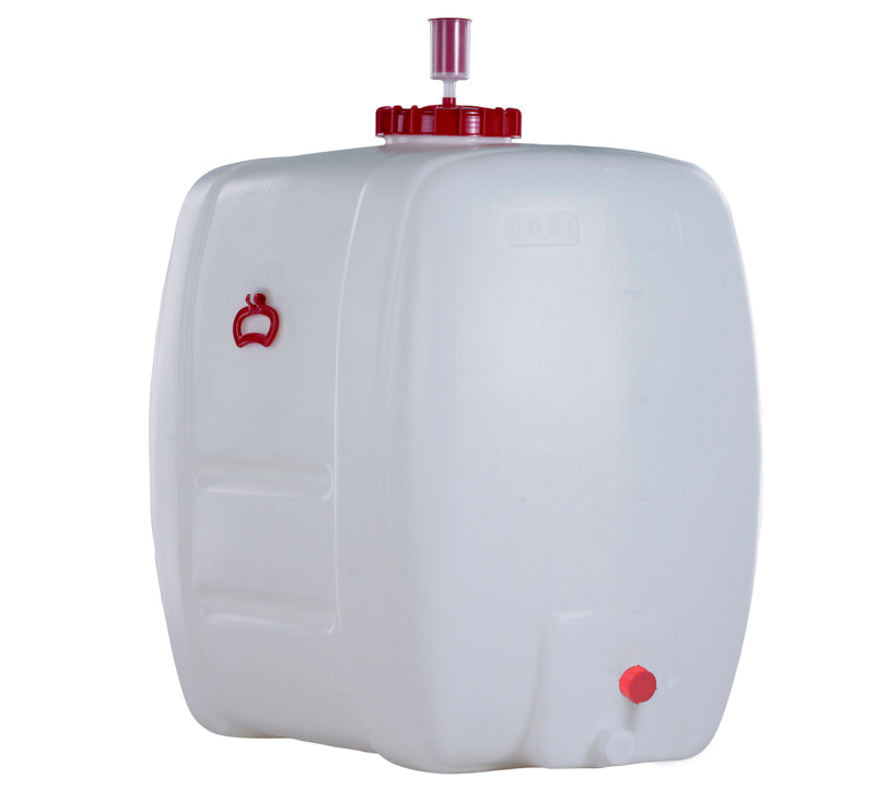Plastfad m/låg 500 Liter