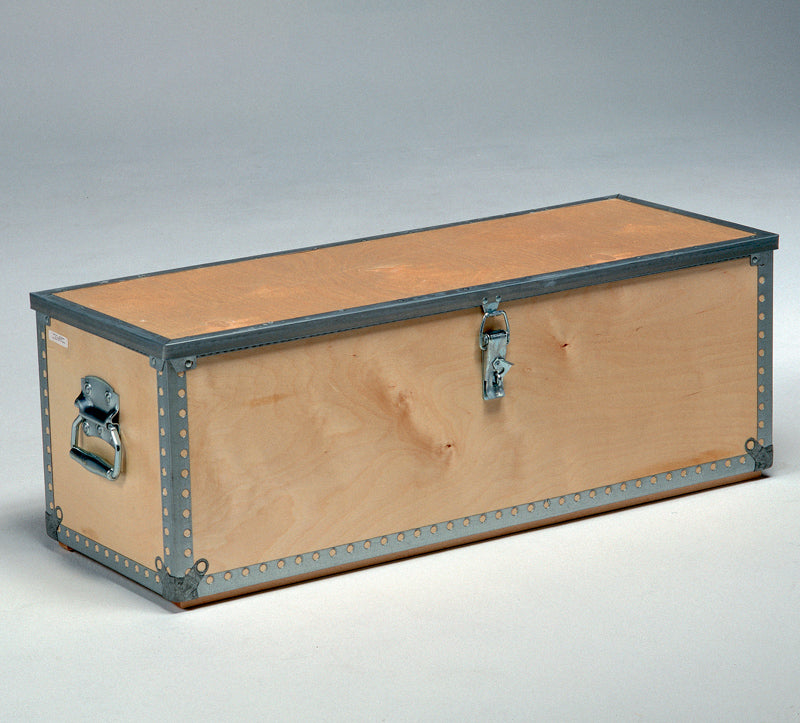 1150 x 585 x 385H mm - Krydsfiner kasse med låg