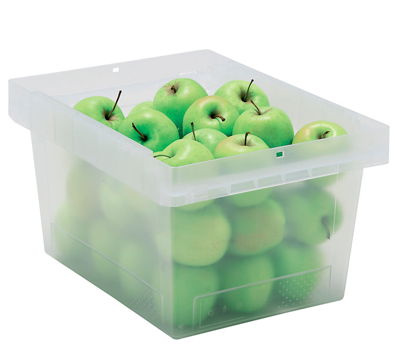 Transparent transportkasse 18L