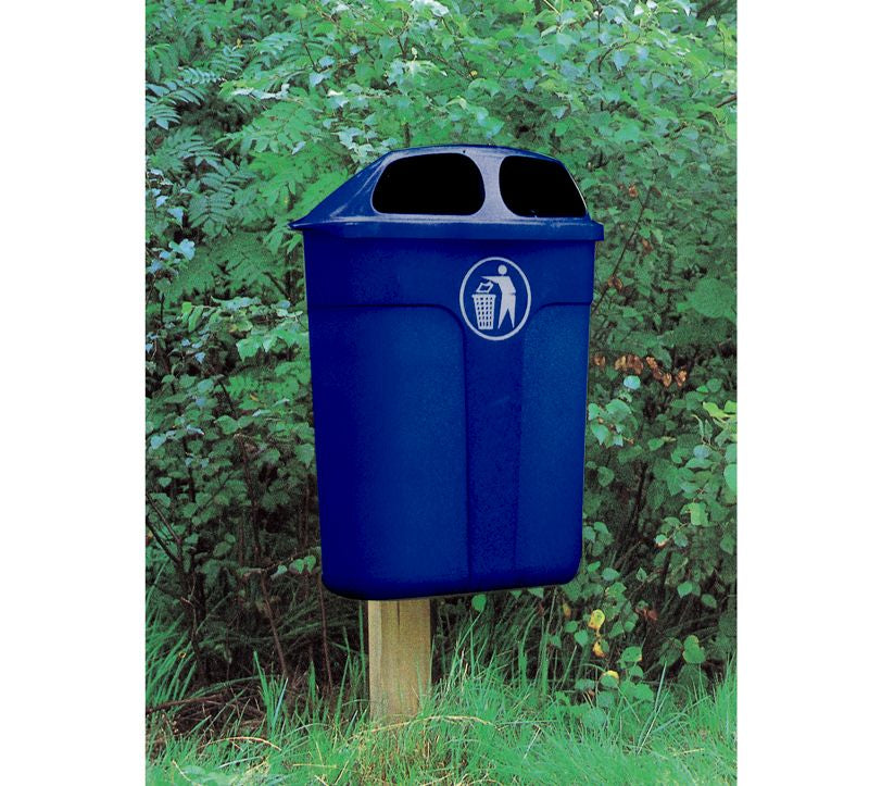 Blå Affaldskurv, Person, 60 Liter