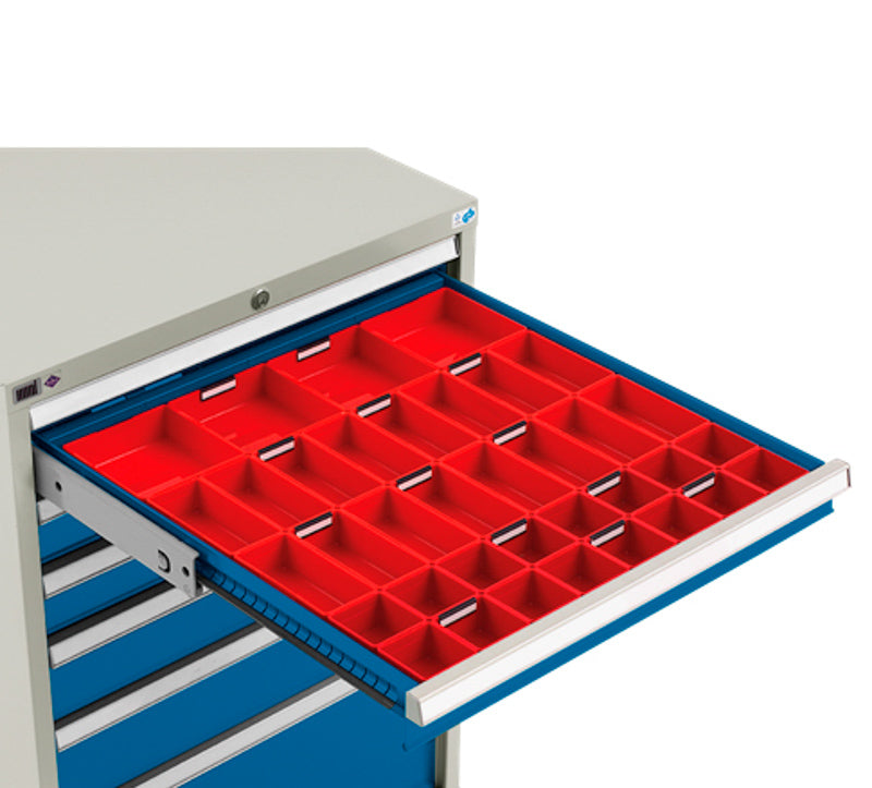 18 plastskuffer 75 x 150 x 50 mm